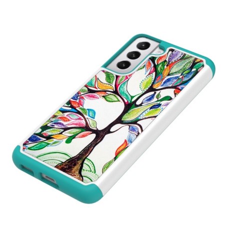 Противоударный чехол Coloured Pattern на Samsung Galaxy S21 - Colorful Tree