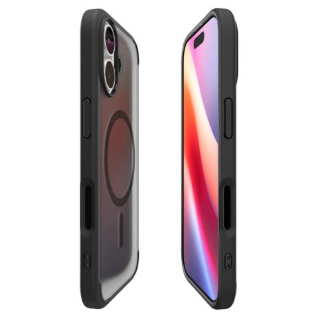 Оригинальный чехол Spigen Ultra Hybrid с MagSafe на iPhone 17 - Black
