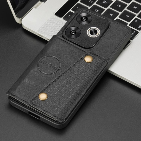 Чохол протиударний Double Buckle для Xiaomi Poco F6 - чорний