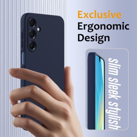 Силиконовый чехол Shockproof Silicone с Magsafe на Samsung Galaxy A17 5G - синий