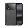 Противоударный чехол Skin Feel Magnetic для Xiaomi Poco M4 Pro 4G - темно-серый