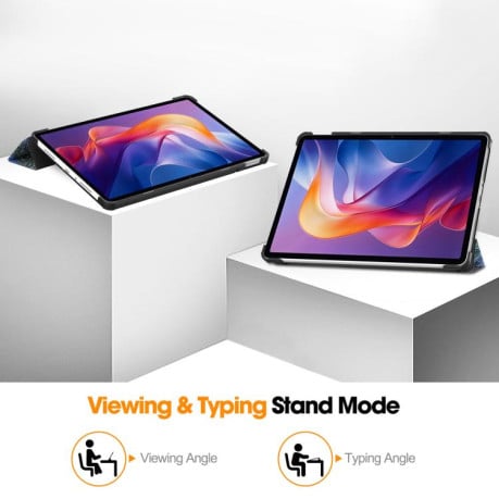 Чехол-книжка 360 Rotation Stand Smart Leather для Xiaomi Redmi Pad 2 - Sky