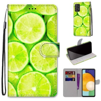 Чохол-книжка Coloured Drawing Cross Samsung Galaxy A53 5G - Lime