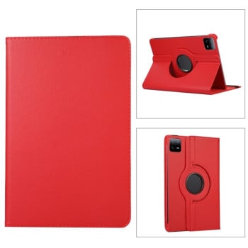 Чехол-книжка 360 Degree Magnetic Rotation Holder на Xiaomi Pad 6 / Pad 6 Pro - красный