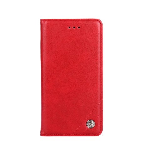 Чехол-книжка Non-Magnetic Retro Texture для OPPO Reno7 5G Global/ Find X5 Lite/OnePlus Nord CE2 5G  Global/Find X5 Lite - красный