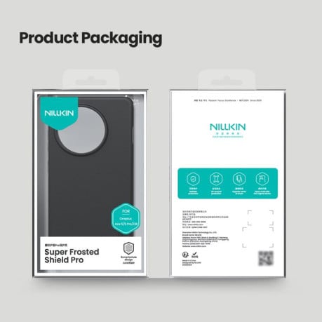 Чохол NILLKIN Frosted Shield Pro гібрид з матовим покриттям на OnePlus 13R/Ace 5/Ace 5 Pro/13R - синій