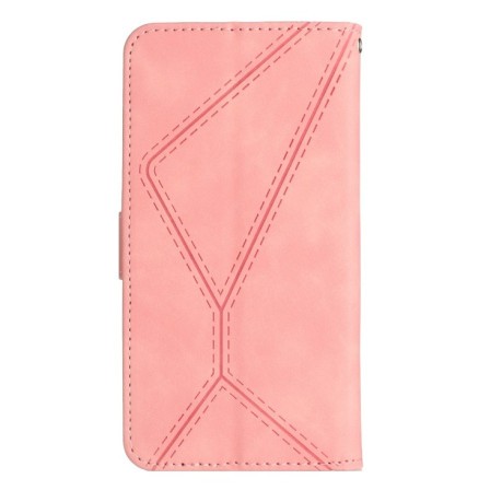 Чохол-книжка Stitching Embossed Leather для OPPO A18/A38 4G - рожевий