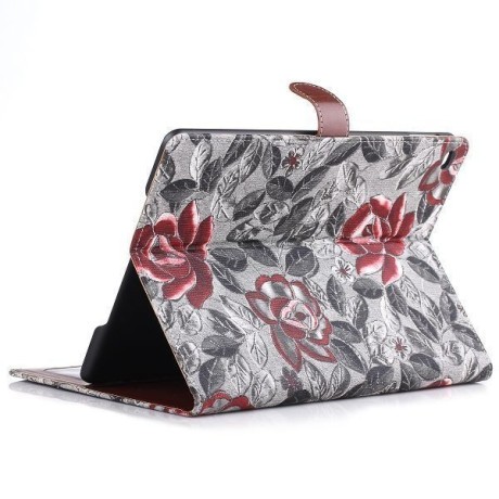 Шкіряний Чохол Deft Flowers Cloth Magnetic сріблястий для iPad Air 2