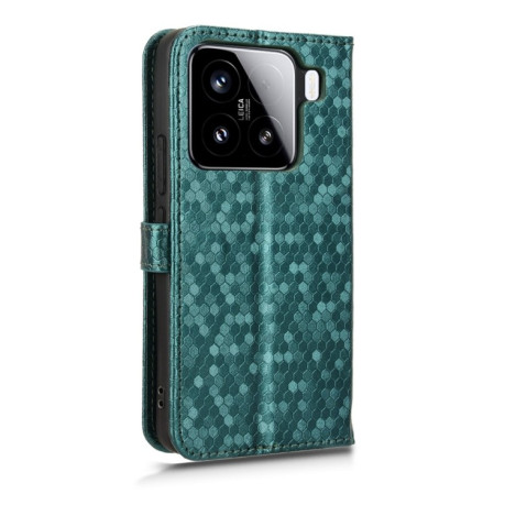 Чохол-книжка Honeycomb Dot для Xiaomi 15 Pro - зелений