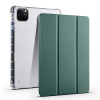 Чохол-книжка 3-fold Clear TPU Smart Leather Tablet Case with Pen Slot для iPad Pro 13 2024 - зелений