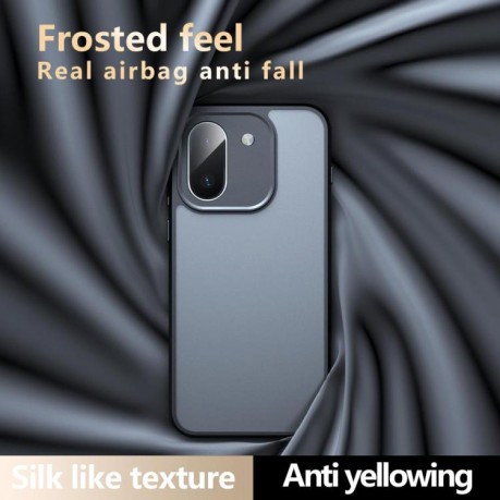 Противоударный чехол Armor Precise Hole гибрид на OnePlus 15R — матовый чёрный