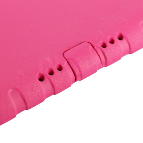 Противоударный детский чехол с ручкой Eva Foam Kids Hand-held Handle Stand на iPad 9/8/7 10.2 (2019/2020/2021)/ Air 2019/Pro 10.5 - пурпурно- красный