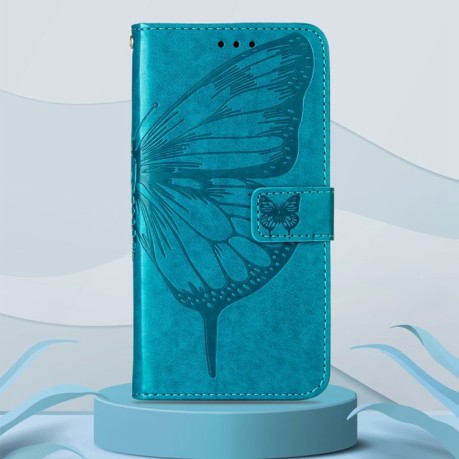 Чохол-книжка Embossed Butterfly для Samsung Galaxy A23 4G/5G - синій