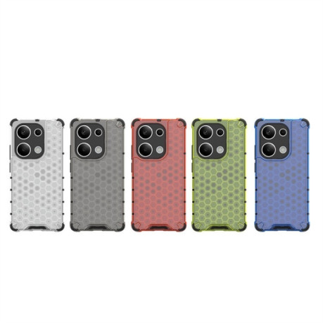 Противоударный чехол Honeycomb на Xiaomi Redmi Note 14S/ 13 Pro 4G / POCO M6 Pro 4G - красный