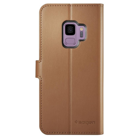 Оригінальний чохол Spigen Wallet S на Samsung Galaxy S9 Coffee Brown