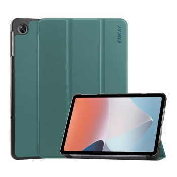 Чехол-книжка ENKAY Custer Texture для OPPO Pad Air - зеленый