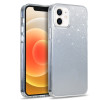 Противоударный чехол Electroplating Glitter Powder для iPhone 11 Pro Max - серебристый