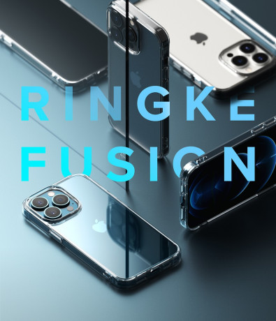 Оригинальный чехол Ringke Fusion для iPhone 13 Pro - matt transparent