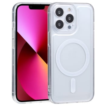 Противоударный чехол Classic Electroplating (Magsafe) для  iPhone 14 - прозрачный