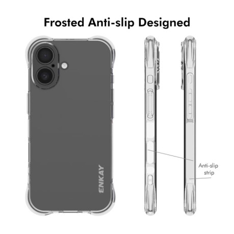 Противоударный чехол ENKAY Clear для iPhone 17