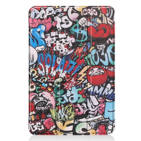 Чехол- книжка Graffiti Pattern Custer Texture на iPad Mini 5 (2019) / Mini 4