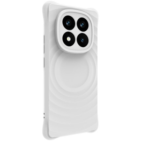 Ударозахисний чохол IMAK UC-6 Series Manbo Frosting Soft на Xiaomi Redmi Note 14 Pro+ 5G - білий