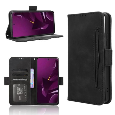 Чехол-книжка Skin Feel Calf на Xiaomi Poco M7 Pro 5G - черный