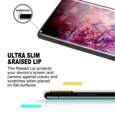 Чохол Mutural All-inclusive Series Crocodile Texture на Samsung Galaxy Note 10 - чорний