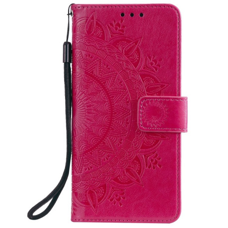 Чехол-книжка Totem Flower для Samsung Galaxy A03s - красный
