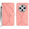 Чохол-книжка Stitching Embossed Leather для Redmi 14C 4G/Poco C75/Redmi A4 5G / 5G Global - рожевий