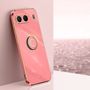 Чохол XINLI Straight Edge з тримачем-підставкою на OnePlus Nord 4 - червоний