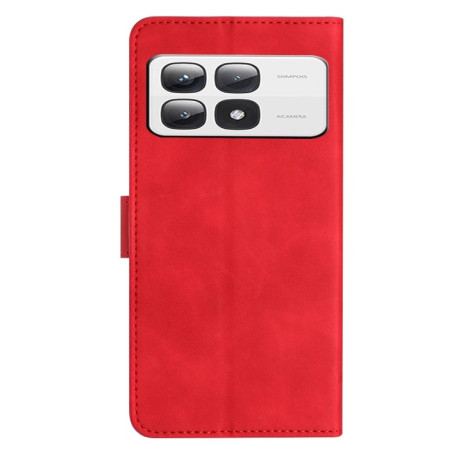 Чохол-книжка Seven Butterflies Embossed Leather для Xiaomi 14T Pro - червоний
