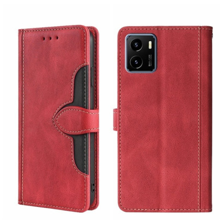 Чохол-книжка Skin Feel Magnetic Buckle для Vivo Y15s Global - червоний