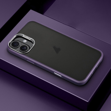 Противоударный чехол SULADA Skin Feel Matte для iPhone 16 - фиолетовый