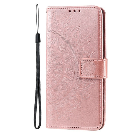 Чохол-книжка Totem Flower для Xiaomi 14T Pro - рожеве золото