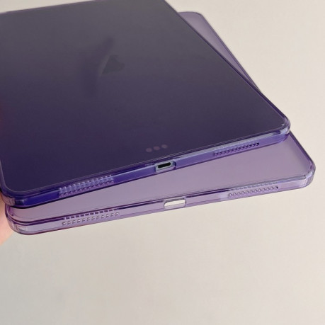 Пластиковий Чохол Skin-feeling Crystal Clear Acrylic для iPad Pro 11 2024 - фіолетовий