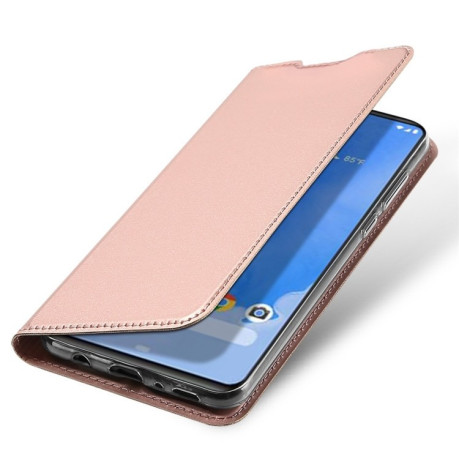 Чохол-книжка DUX DUCIS Skin Pro Series на Samsung Galaxy A70-рожеве золото