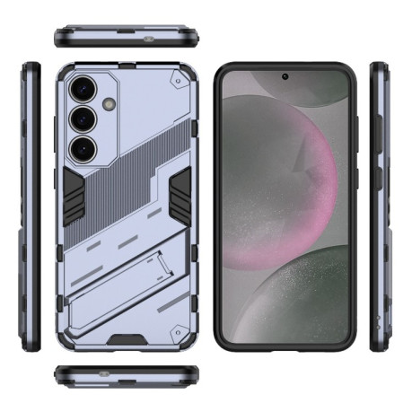 Противоударный чехол Punk Armor для Samsung Galaxy S25+ 5G - серый