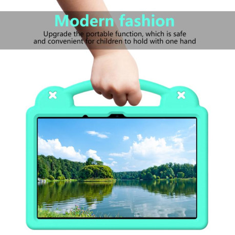 Противоударный чехол EVA Handle Kickstand Children для Xiaomi Redmi Pad 2 11 2025 - зелений
