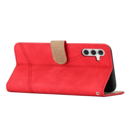 Чохол-книжка Stitching Skin Feel  для Samsung Galaxy A56 5G - червоний