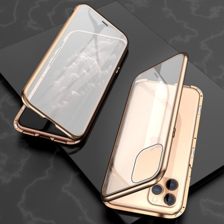 Двухсторонний чехол Ultra Slim Double Sides для iPhone 11 Pro Max - золотой