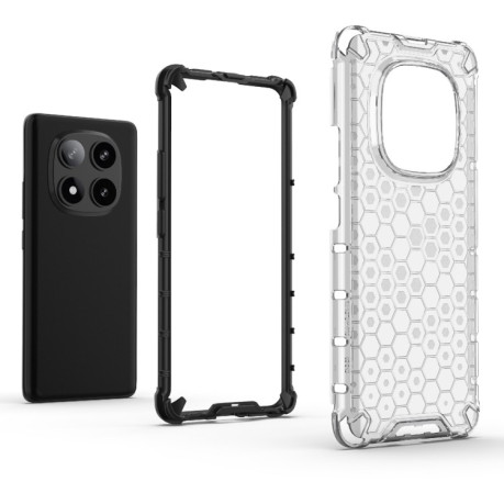 Протиударний чохол Honeycomb на Xiaomi Redmi Note 14 Pro 5G/Poco X7 - червоний