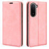 Чехол-книжка Retro-skin Magnetic Suction Leather для Redmi A7 Pro 171mm / Poco C85x 5G — розовый