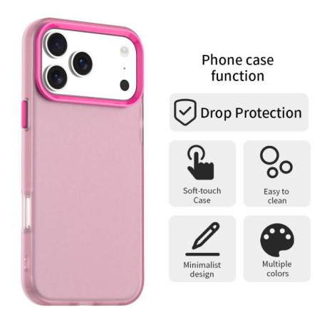 Противоударный чехол Candy Series для iPhone 17 Pro Max - красный