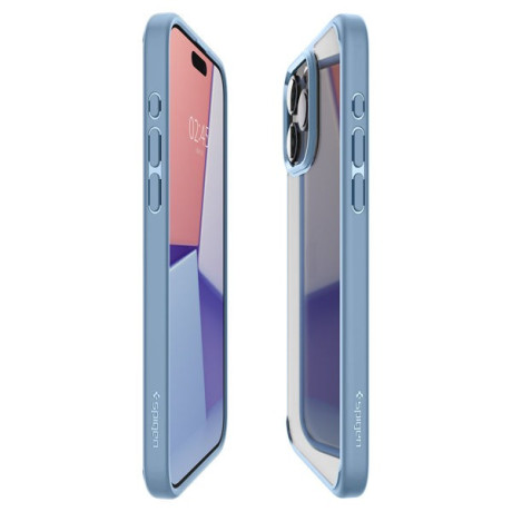 Оригінальний чохол Spigen Ultra Hybrid для iPhone 15 Pro Max – Sierra Blue