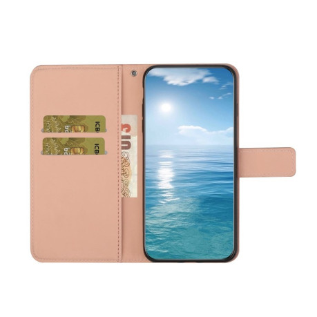 Чохол-книжка Ethnic Style для Infinix Hot 50 4G - рожевий