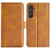 Чохол-книжка Dual-side Magnetic Buckle для Samsung Galaxy A55 - жовтий