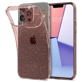 Оригинальный чехол Spigen Liquid Crystal на iPhone 13 Pro - Glitter Rose
