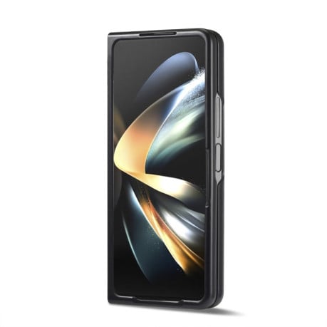 Чехол LCIMEEKE 3 in 1 Carbon Fiber Texture для Samsung Galaxy  Fold 6 5G - черный