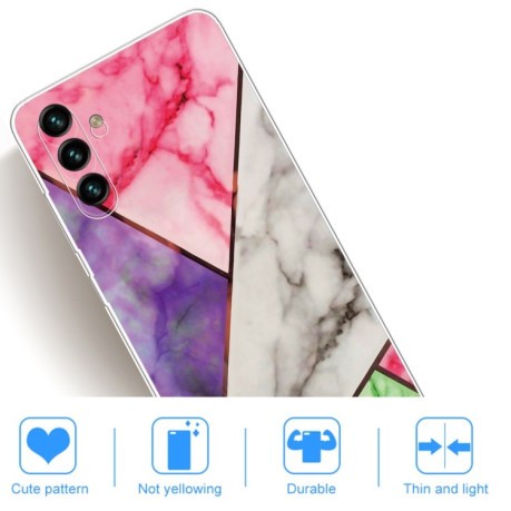 Противоударный чехол Abstract Marble Pattern для Samsung Galaxy A04s/A13 5G - Color